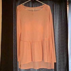 Pink top kinda see through